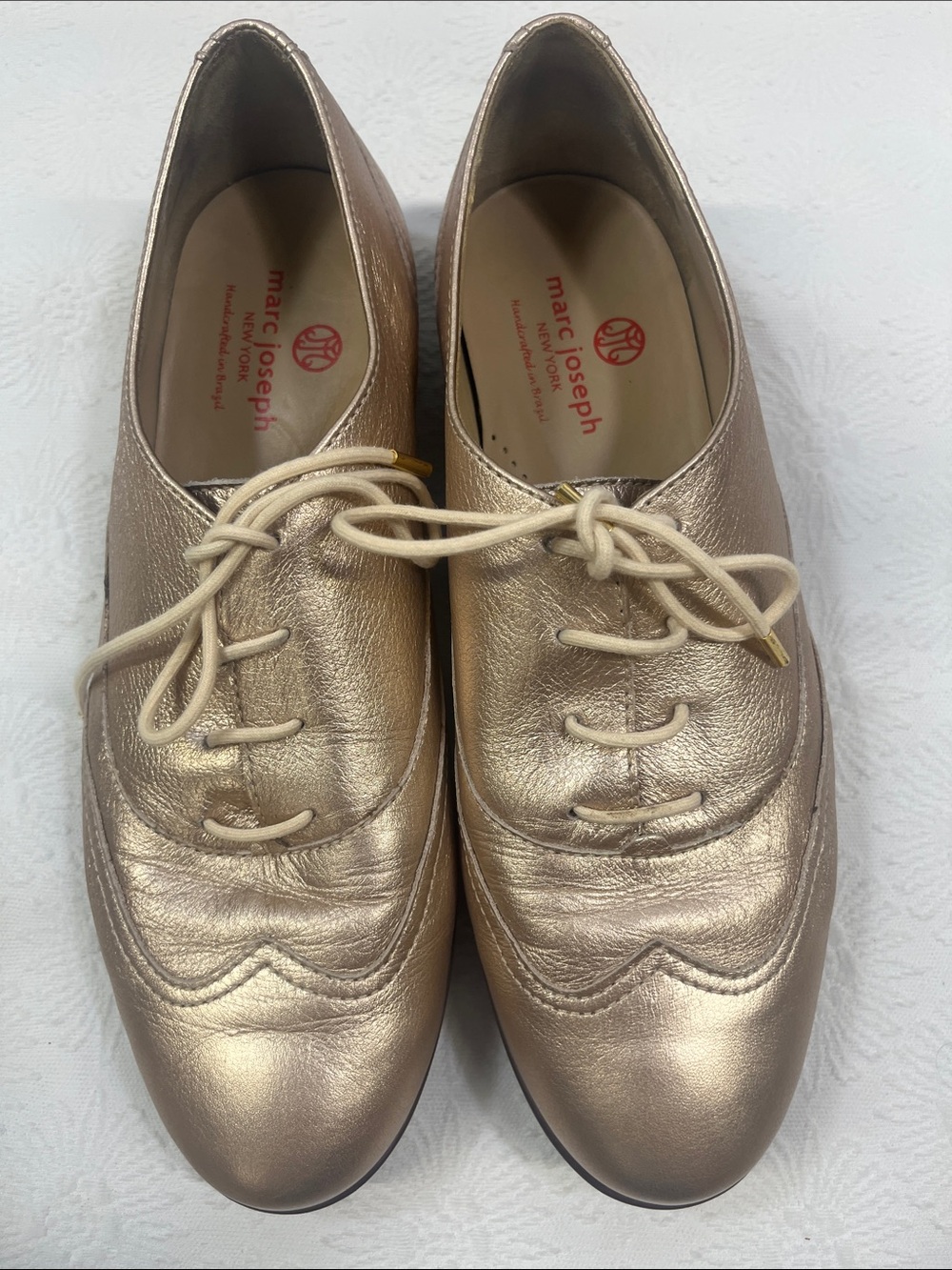 Marc Joseph New York Metallic Montrose Leather Golf Shoes